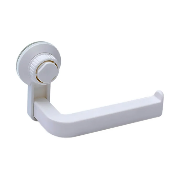 TBD0422774001A.webp Toilet Paper Holder Suction Cup Wall Mount Removable Rack - Image 1