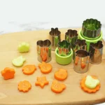 8 in 1 Stainless Steel Biscuit Mold Set Printing Vegetable Fruit Cutting Embossing Mold - Image 2
