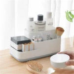 K204 Creative Plastic Detachable Grid Finishing Cosmetics Desktop Rack Storage Box - Image 3