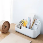 K204 Creative Plastic Detachable Grid Finishing Cosmetics Desktop Rack Storage Box - Image 5