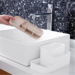 K204 Creative Plastic Detachable Grid Finishing Cosmetics Desktop Rack Storage Box - Image 6