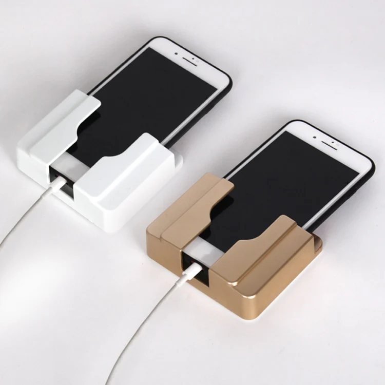 TBD0422917301A_3.webp Wall  Mobile Phone Holder Stand Socket Charger Storage Box - Image 4
