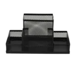 Desk Holder Organizer Metal Mesh Style Pencil Pen Holder Storage Box Home Storage Organization, Size: 15.5x10.2x10cm - Image 3