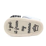 Bow Plaid Soft Weave Crib Anti-Slip Baby Girls Summer Shoes Anti-Slip Single Sandals - Image 6