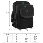 Small Pocket Gadget Belt Waist Bag Phone Bag Holster - Image 6