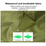 Adjustable Waterproof Dustproof Backpack Rain Cover Portable Ultralight Protective Cover - Image 5