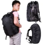 Adjustable Waterproof Dustproof Backpack Rain Cover Portable Ultralight Protective Cover - Image 6
