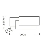 Creative Simple Bedroom Bedside Living Room Restaurant Hotel Study Hall Corridor Aisle Light LED Tower Stack Wall Lamp - Image 6