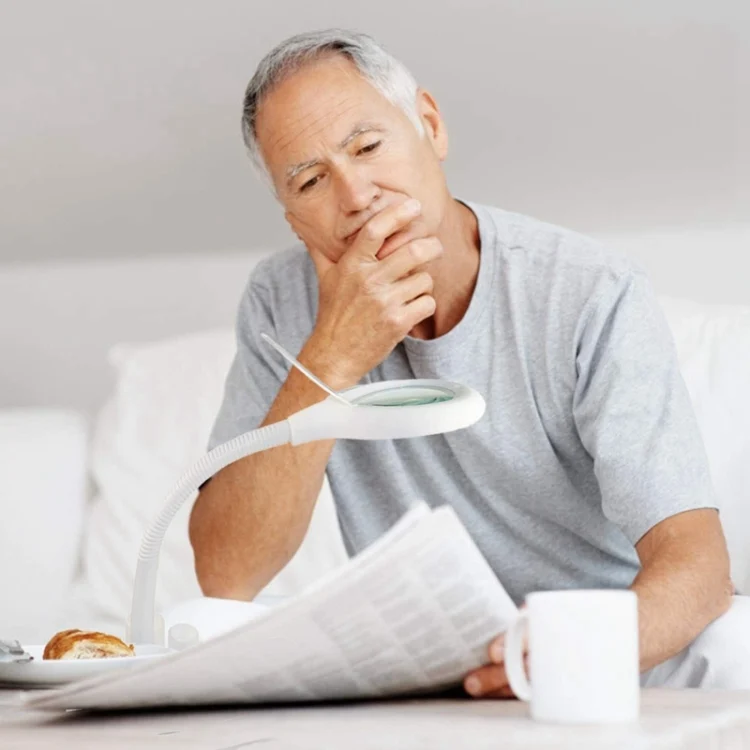 TBD0423127801A_2.webp White LED Desk Lamp Desktop Magnifying Glass Work Lamp - Image 3