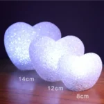 Indoor Decorative LED Night Light Romantic 3D Love Heart Valentine Day Wedding Party Decoration - Image 2