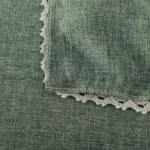 Decorative Tablecloth Imitation Linen Lace Table Cloth Dining Table Cover - Image 5