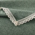 Decorative Tablecloth Imitation Linen Lace Table Cloth Dining Table Cover - Image 6