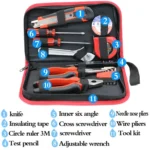 18 in 1 Oxford Bag Household Hand Tool Hardware Set - Image 11