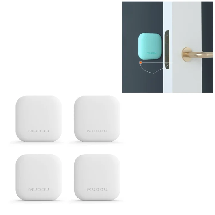 TBD0423161901A.webp 4 PCS MUDDU Silicone Protective Pad Collision-Proof Wall Stickers - Image 1