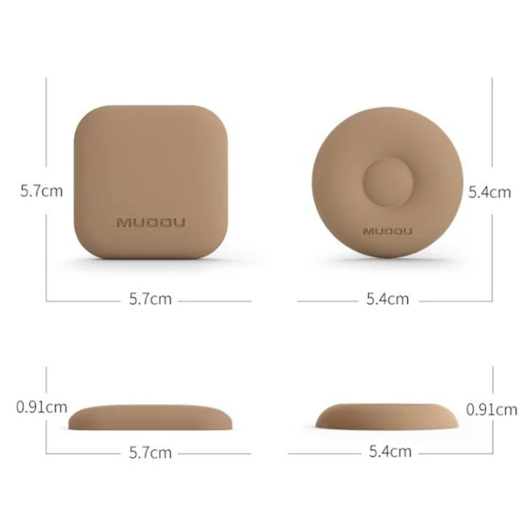 TBD0423161901A_1.webp 4 PCS MUDDU Silicone Protective Pad Collision-Proof Wall Stickers - Image 2