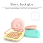 4 PCS MUDDU Silicone Protective Pad Collision-Proof Wall Stickers - Image 4