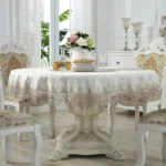 Classical Tablecloth Table Decor Jacquard Lace Elegant Table Cloth - Image 5