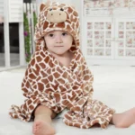 Baby Animal Shape Hooded Cape Bath Towel - Image 4