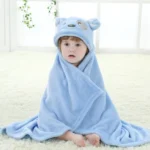 Baby Animal Shape Hooded Cape Bath Towel - Image 5