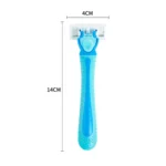Ladies Manual Shaver Full Body Hair Remover Male Shaver Random Color Delivery - Image 3