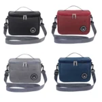 Thermal Lunch Box Bag Durable Waterproof Office Cooler Lunchbox with Strap - Image 2