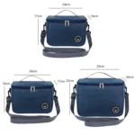 Thermal Lunch Box Bag Durable Waterproof Office Cooler Lunchbox with Strap - Image 3