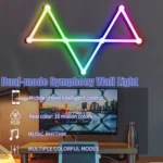 JSK-P22 Smart RGB Mosaic Light Rhythm Light Support Amazon Alexa / Google Assistant /DuerOS - Image 3