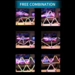 JSK-P22 Smart RGB Mosaic Light Rhythm Light Support Amazon Alexa / Google Assistant /DuerOS - Image 7