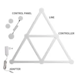 JSK-P22 Smart RGB Mosaic Light Rhythm Light Support Amazon Alexa / Google Assistant /DuerOS - Image 9