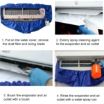 2-3P Air Conditioner Cleaning Cover With Drain Outlet - Image 8
