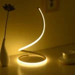 LED Spiral Table Lamp Home Living Room Bedroom Decoration Lighting Bedside Light - Image 2