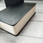 Ultra-Thick Retro Simple Lmitation Leather Thick Horizontal Blank Notebook, Specifications:Large Gold Rim Horizontal Line - Image 5