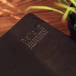 Ultra-Thick Retro Simple Lmitation Leather Thick Horizontal Blank Notebook, Specifications:Large Gold Rim Horizontal Line - Image 7