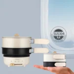 Nathome NDG01 Traveling Multi-purpose Split Folding Frying Pan Household Electric Cooker, Chinese Plug - Image 7