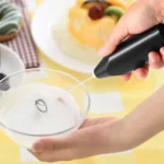 Electric Milk Coffee Whisk Household Mini Semi-Automatic Cream Blender - Image 5