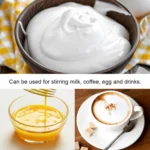 Electric Milk Coffee Whisk Household Mini Semi-Automatic Cream Blender - Image 6