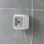Wall-mounted Plastic Free Punch Towel Rack Kitchen Dish Cloth Hook