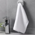 Wall-mounted Plastic Free Punch Towel Rack Kitchen Dish Cloth Hook - Image 5