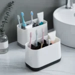Removable Toothbrush Toothpaste Storage Toilet Set Shelf - Image 7