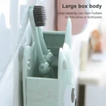 Cartoon Dog Suction Wall Toothbrush Toothpaste Shelf, Size:16x14x5cm - Image 9