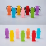 Silicone Robot Teether Baby Chewing Sensory Pendant Necklace - Image 3
