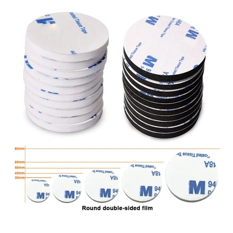 TBD0424017801_B1.webp Round EVA Foam Double-sided Adhesive Strong High-viscosity Sponge Sticker - Image 2