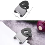 Stainless Steel Plastic Pan Edge Clamp Anti-Scald Rubber Bracket Kitchen Gadgets - Image 7