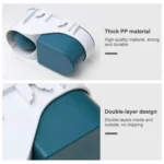 Toilet Brush Long Handle Free Punching Wall-mounted Household Toilet Cleaning Brush - Image 8