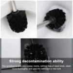 Toilet Brush Long Handle Free Punching Wall-mounted Household Toilet Cleaning Brush - Image 9