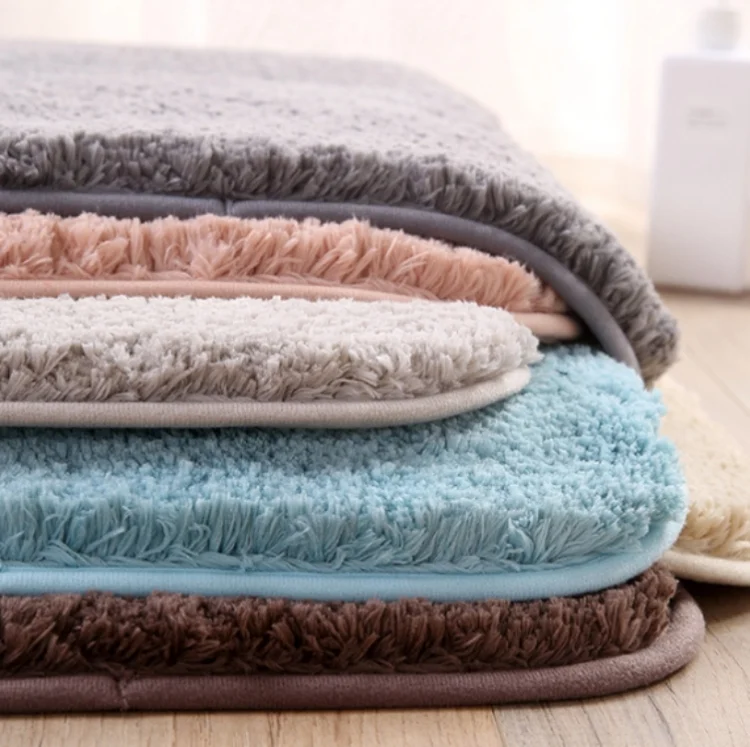 TBD0424322001A_5.webp Bathroom Toilet Absorbent Bath Mat Carpet Bedroom Non-slip Foot Pad - Image 6