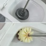 Household Long Handle Toilet Brush Suction Set Without Dead Angle Cleaning Brush - Image 5