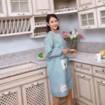 Cartoon Canvas Cook Apron Catering Uniform Work Wear Anti-Dirty Overalls - Image 7