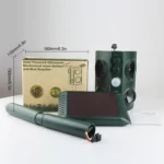 Outdoor Solar Animal Repeller Ultrasonic Vibration Multi-functional Snake Repeller - Image 5