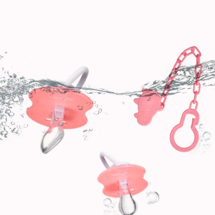 TBD0424429701_B5.webp Baby Cartoon Silicone Pacifier Set And Chain Combo Baby Sleeping Peacefully - Image 6